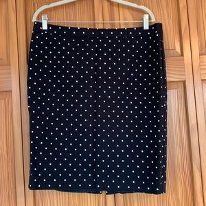 Liz Claiborne Black and White Pencil Skirt